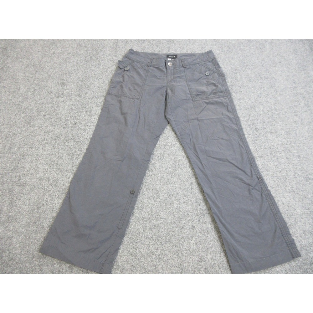 Marmot Ginny Pants Womens 10 Gray Stretch Outdoor Hiking Wide Leg Travel G56630